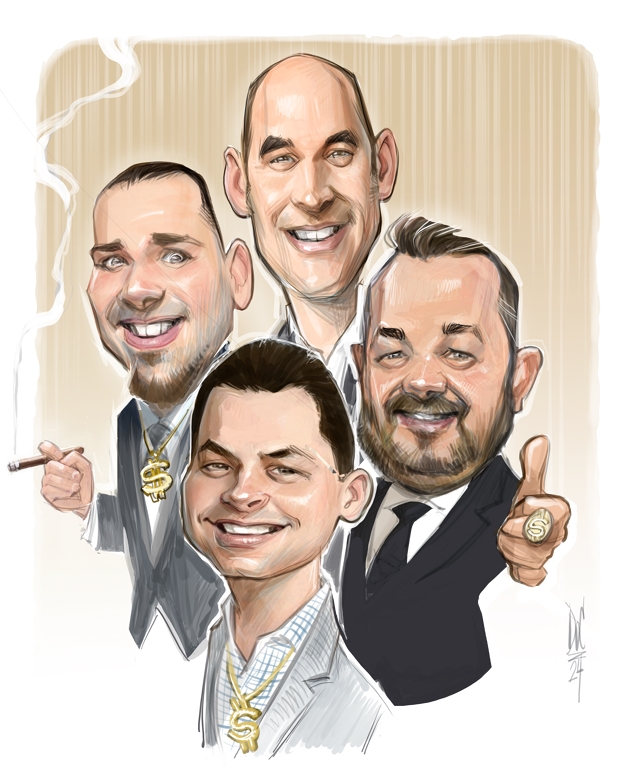 Madrid Spain Caricature Artists