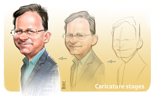 Madrid Spain Caricature Artists