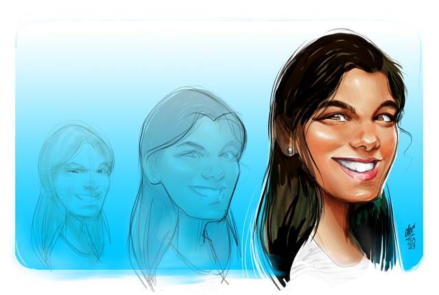 Madrid Spain Caricature Artists