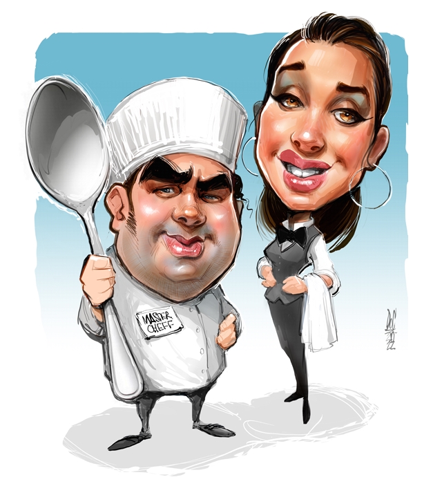 Madrid Spain Caricature Artists