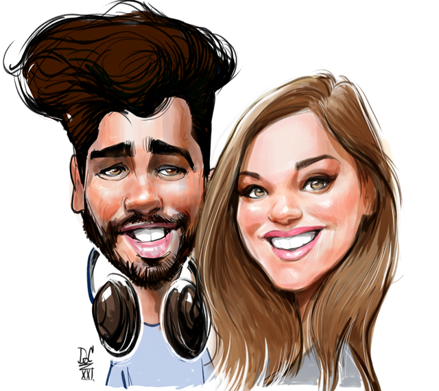 Madrid Spain Caricature Artists