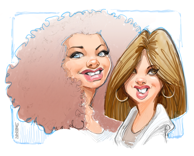 Madrid Spain Caricature Artists