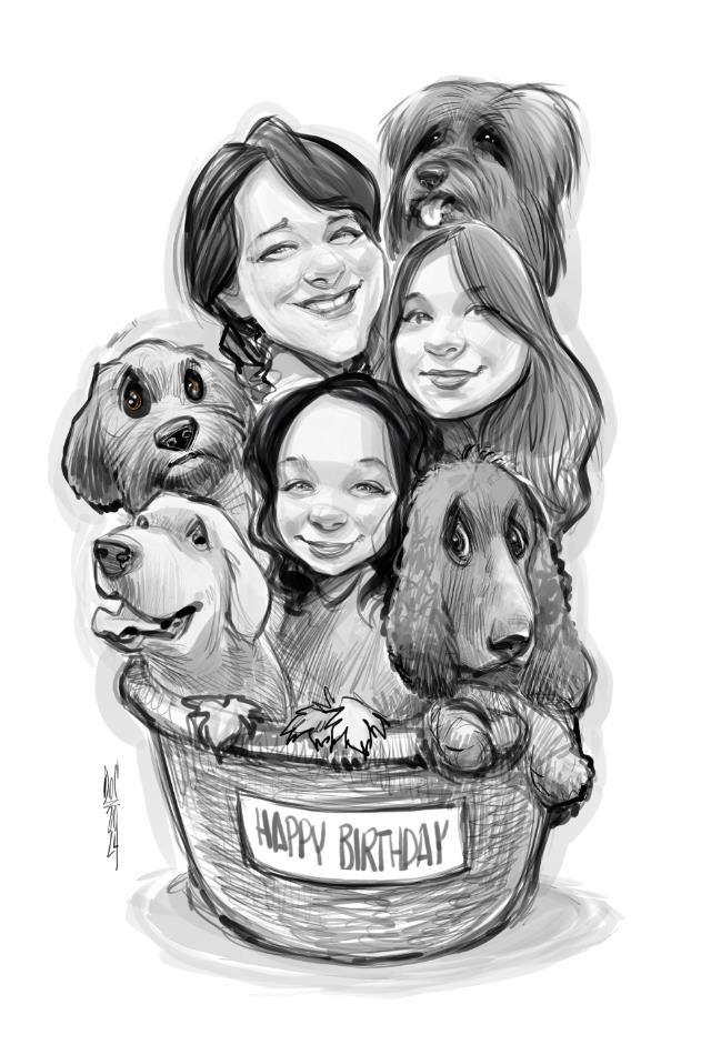 Madrid Spain Caricature Artists