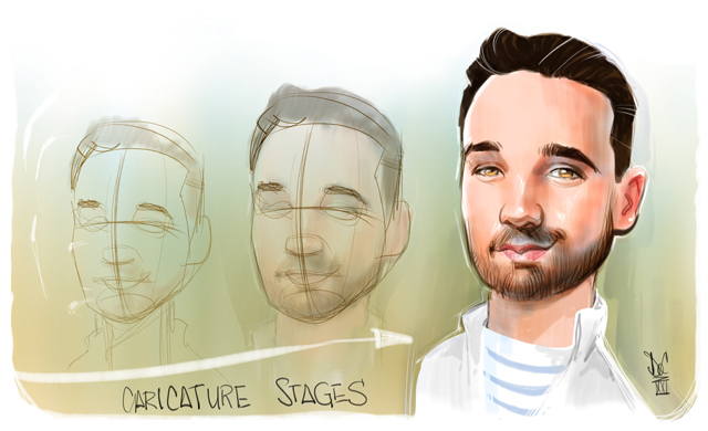 Madrid Spain Caricature Artists