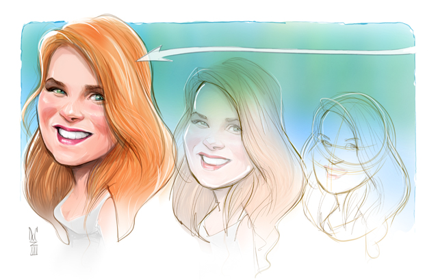 Madrid Spain Caricature Artists