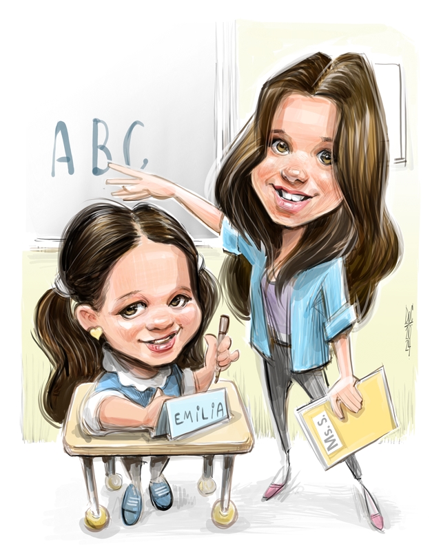 Madrid Spain Caricature Artists