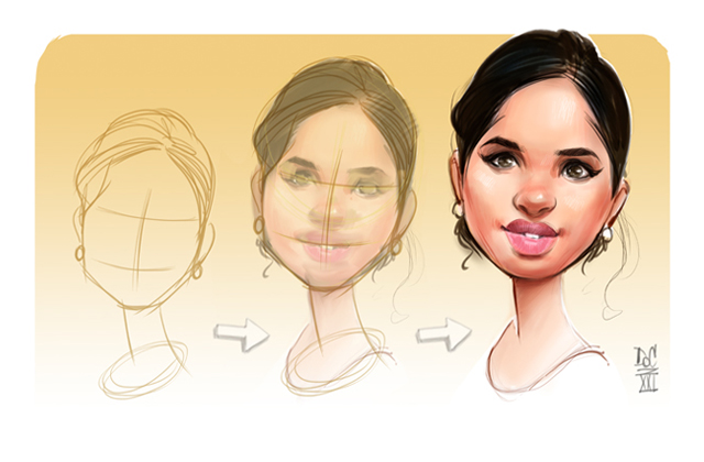 Madrid Spain Caricature Artists