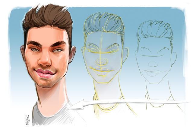 Madrid Spain Caricature Artists