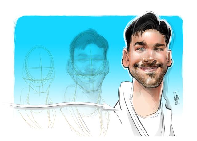 Madrid Spain Caricature Artists